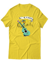 T-Shirt  Γυναικείο - Way To Heaven - Color Thumbnail Κίτρινο Χρυσό