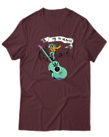T-Shirt  Γυναικείο - Way To Heaven - Color Thumbnail Μπορντό