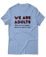 T-Shirt Αντρικό - We Are Adults - Color Thumbnail Γαλάζιο