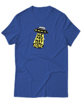 T-Shirt Αντρικό - We Are Not Alone Ufo - Color Thumbnail Μπλε Ρουά