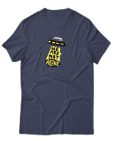 T-Shirt Αντρικό - We Are Not Alone Ufo - Color Thumbnail Μπλε Γκρι