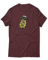 T-Shirt Αντρικό - We Are Not Alone Ufo - Color Thumbnail Μπορντό