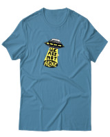 T-Shirt  Γυναικείο - We Are Not Alone Ufo - Color Thumbnail Τυρκουάζ