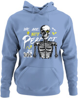 Φούτερ με κουκούλα - We Are Not Perfect - Color Thumbnail Blue Carolina