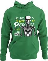 Φούτερ με κουκούλα - We Are Not Perfect - Color Thumbnail Kelly Green