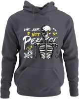Φούτερ με κουκούλα - We Are Not Perfect - Color Thumbnail Ανθρακί