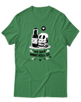 T-Shirt Αντρικό - We Love What Kill Us - Color Thumbnail Πράσινο