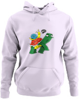 Φούτερ με κουκούλα - Weee Turtle Snail - Color Thumbnail Λιλά