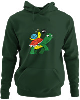 Φούτερ με κουκούλα - Weee Turtle Snail - Color Thumbnail Κυπαρισσί