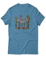 T-Shirt Αντρικό - Welcome To Las Vegas - Color Thumbnail Τιρκουάζ