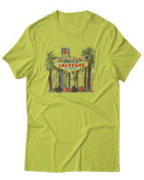 T-Shirt Αντρικό - Welcome To Las Vegas - Color Thumbnail Λαχανί