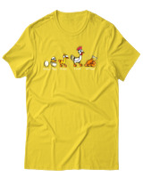 T-Shirt Αντρικό - Well Done Chicken - Color Thumbnail Χρυσό Κίτρινο