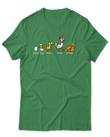 T-Shirt Αντρικό - Well Done Chicken - Color Thumbnail Πράσινο