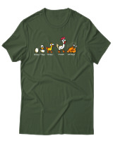 T-Shirt Αντρικό - Well Done Chicken - Color Thumbnail Κυπαρισσί