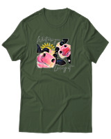 T-Shirt Αντρικό - What Are You Looking At - Color Thumbnail Κυπαρισσί