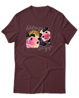 T-Shirt Αντρικό - What Are You Looking At - Color Thumbnail Μπορντό