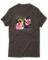 T-Shirt Αντρικό - What Are You Looking At - Color Thumbnail Καφέ