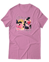 T-Shirt Αντρικό - What Are You Looking At - Color Thumbnail Ροζ