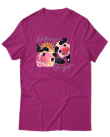 T-Shirt Αντρικό - What Are You Looking At - Color Thumbnail Φουξια