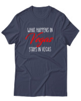 T-Shirt Αντρικό - What Happens In Vegas - Color Thumbnail Μπλε Γκρι