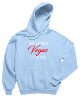 Φούτερ με κουκούλα Παιδικό - What Happens In Vegas - Color Thumbnail Γαλάζιο