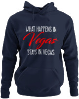 Φούτερ με κουκούλα - What Happens In Vegas - Color Thumbnail Navy Blue