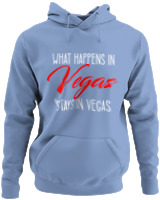 Φούτερ με κουκούλα - What Happens In Vegas - Color Thumbnail Blue Carolina
