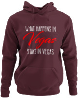 Φούτερ με κουκούλα - What Happens In Vegas - Color Thumbnail Marron