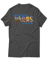 T-Shirt Αντρικό - What Happens In Vegas - Color Thumbnail Ανθρακί