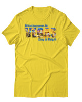T-Shirt Αντρικό - What Happens In Vegas - Color Thumbnail Χρυσό Κίτρινο