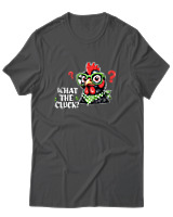 T-Shirt Αντρικό - What The Cluck - Color Thumbnail Ανθρακί