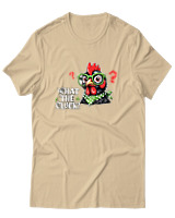 T-Shirt Αντρικό - What The Cluck - Color Thumbnail Μπεζ