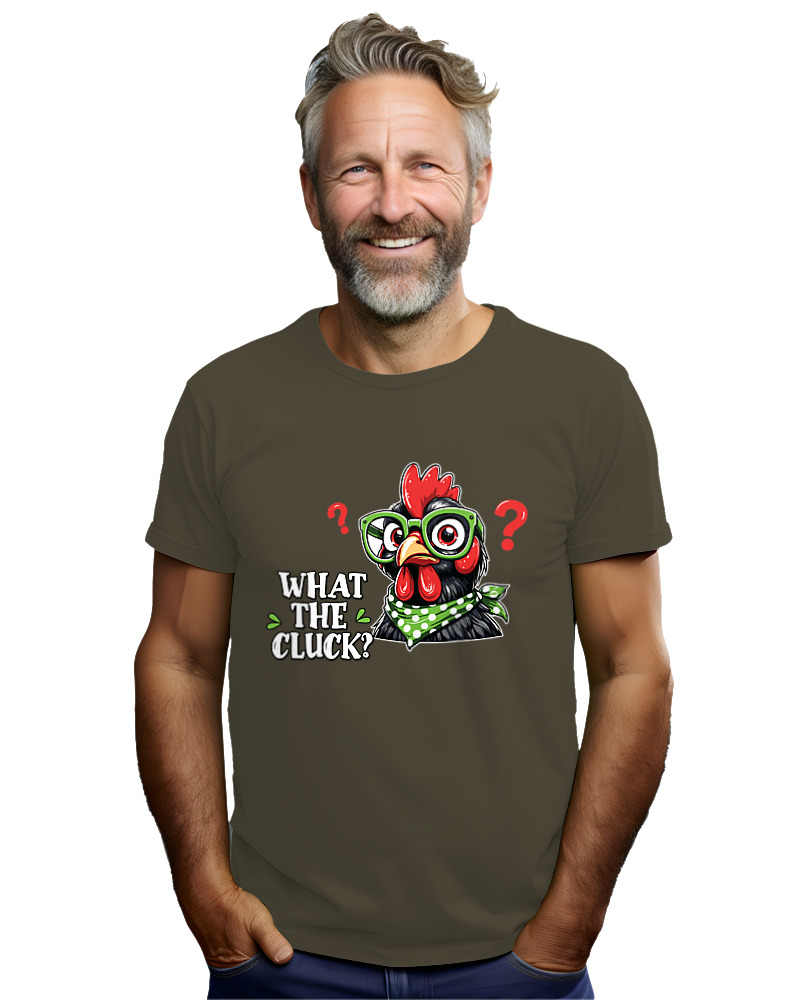 T-Shirt Αντρικό - What The Cluck - Image 2