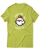 T-Shirt Αντρικό - What The Cluck - Color Thumbnail Λαχανί