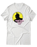 T-Shirt Αντρικό - What Would The Bat Do? - Color Thumbnail Άσπρο