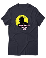T-Shirt Αντρικό - What Would The Bat Do? - Color Thumbnail Σκούρο Μπλε
