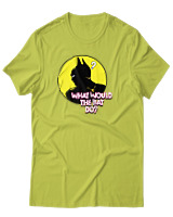 T-Shirt Αντρικό - What Would The Bat Do? - Color Thumbnail Λαχανί