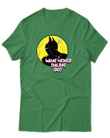 T-Shirt Αντρικό - What Would The Bat Do? - Color Thumbnail Πράσινο