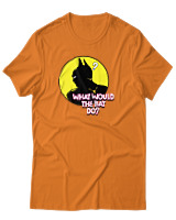T-Shirt Αντρικό - What Would The Bat Do? - Color Thumbnail Πορτοκαλί