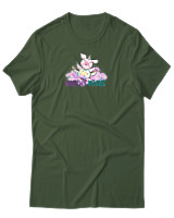 T-Shirt Αντρικό - Whatever Bitches - Color Thumbnail Κυπαρισσί