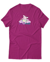 T-Shirt Αντρικό - Whatever Bitches - Color Thumbnail Φουξια