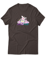 T-Shirt  Γυναικείο - Whatever Bitches - Color Thumbnail Καφέ