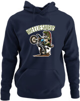 Φούτερ με κουκούλα - Wheeliesaurus - Color Thumbnail Navy Blue