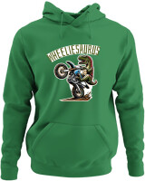Φούτερ με κουκούλα - Wheeliesaurus - Color Thumbnail Kelly Green