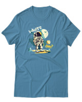 T-Shirt Αντρικό - Where I Am - Color Thumbnail Τιρκουάζ