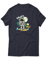 T-Shirt Αντρικό - Where I Am - Color Thumbnail Σκούρο Μπλε