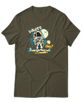 T-Shirt Αντρικό - Where I Am - Color Thumbnail Χακί