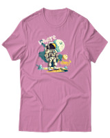 T-Shirt Αντρικό - Where I Am - Color Thumbnail Ροζ