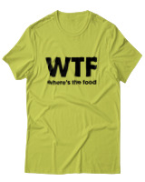 T-Shirt Unisex - Where Is The Food - Color Thumbnail Λαχανί