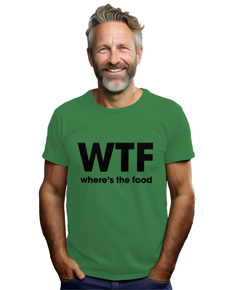 T-Shirt Unisex - Where Is The Food - Image 2